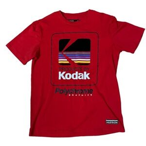 Hudson Kodak Polychrome Red T-Shirt Size Medium